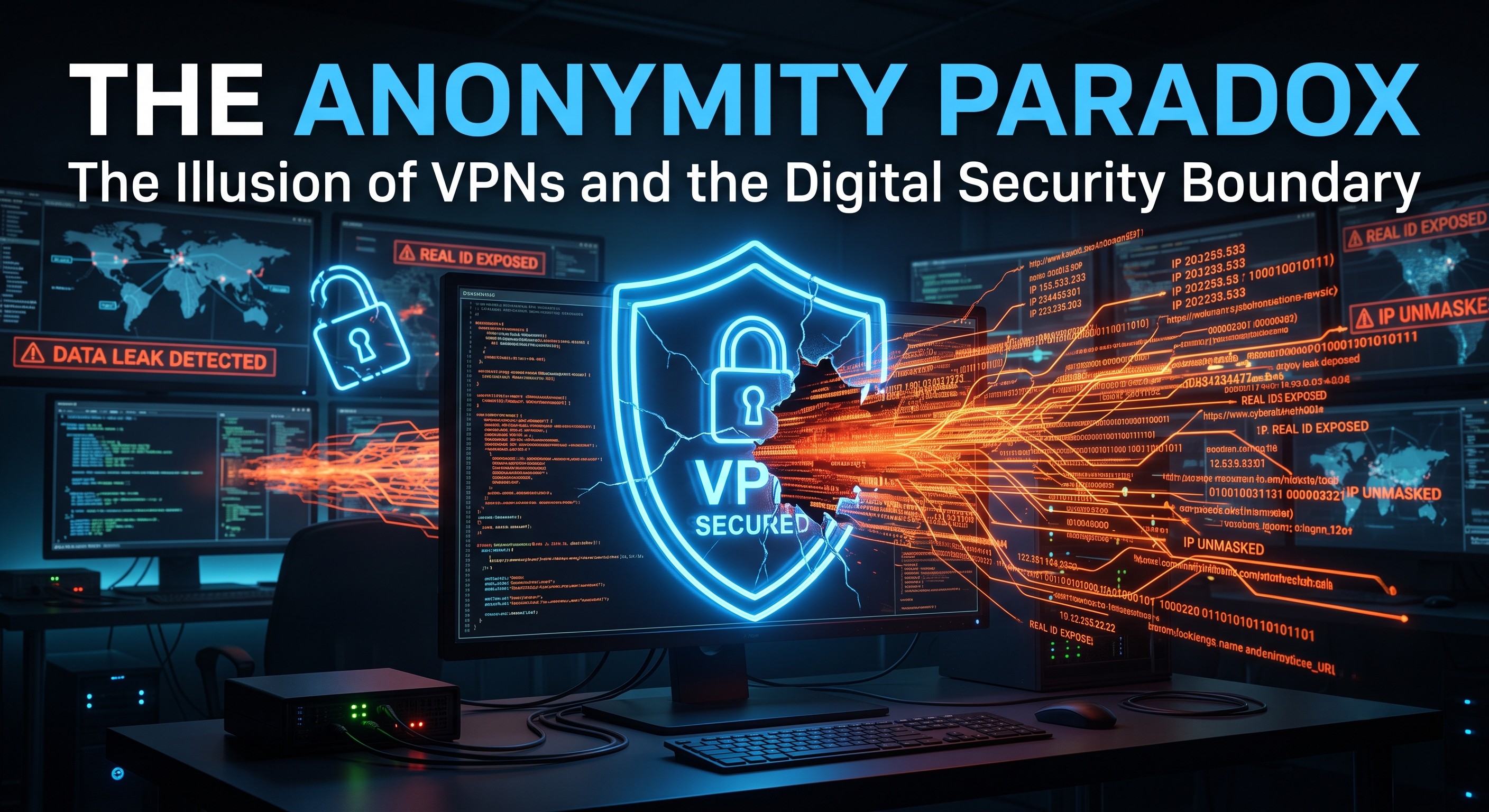 The Anonymity Paradox: The Illusion of VPNs and the Digital Security Boundary